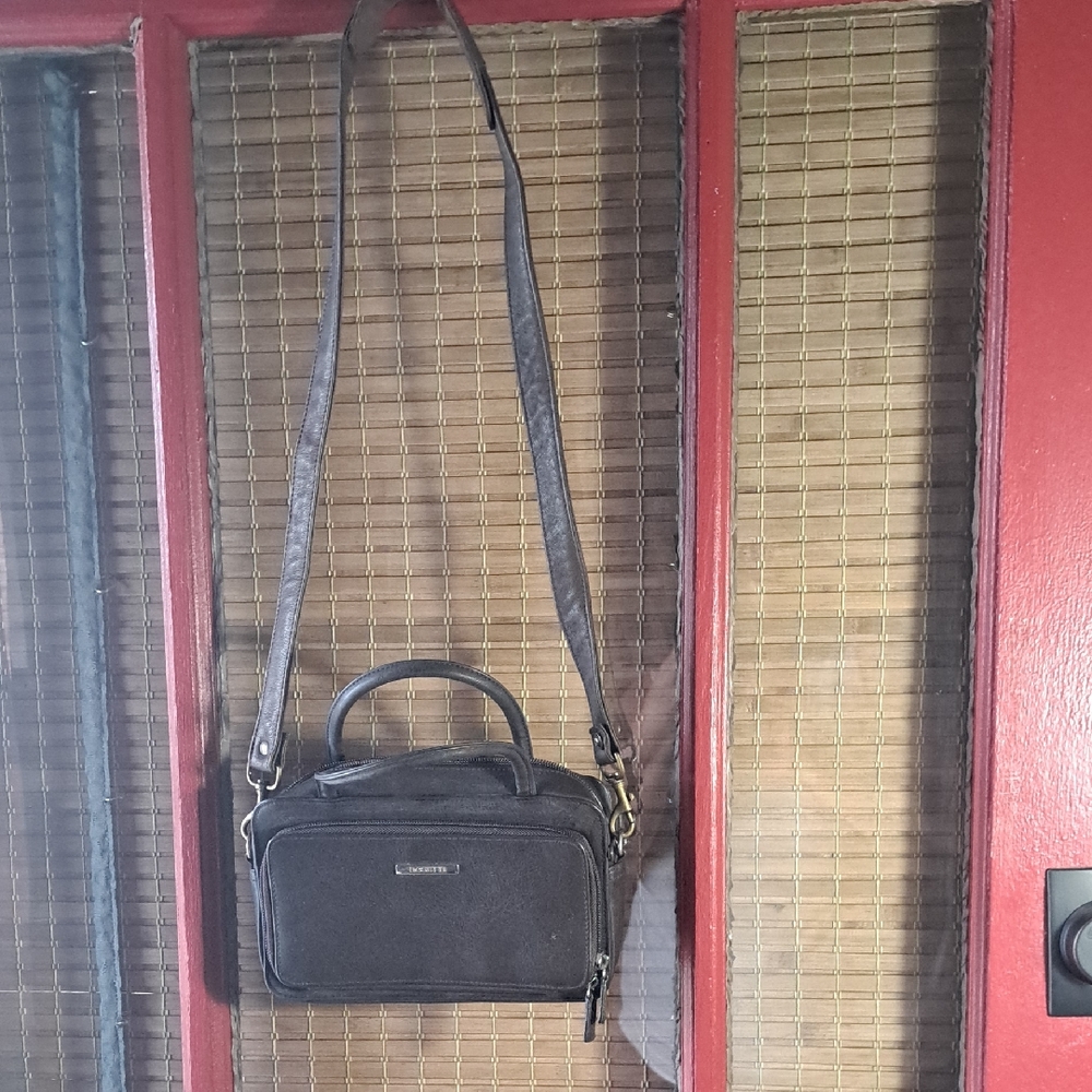 Rosetti Black Messenger Bag with Adjustable Strap